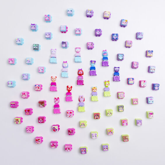 Clickeez Cube Firdget-Avaimenperä